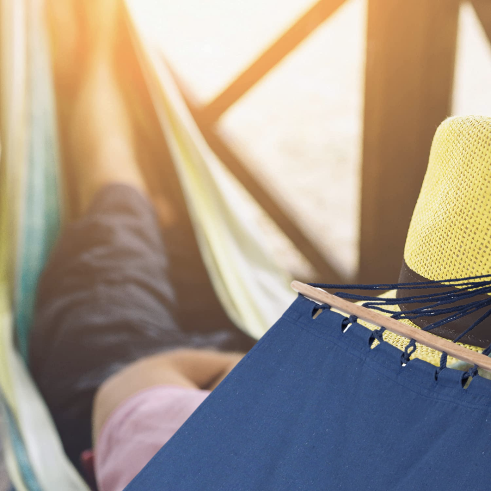 Гамак Jumi Garden тканинний з планкою синій Киев - изображение 3