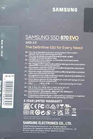 SSD накопитель Samsung 870 EVO 4TB Новый, упакованный. Киев