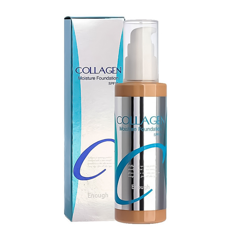 Тональный крем для лица Коллаген Collagen Moisture Foundation SPF15 (23) Enough 100 мл Киев - изображение 2