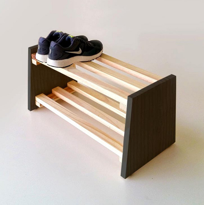 Полиця для взуття "Баскур" бланже-венге Миколаїв - фото 1