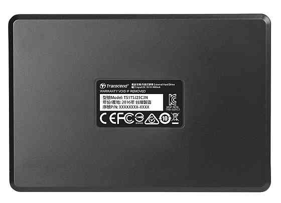 HDD накопитель Transcend StoreJet 25C 2TB (TS2TSJ25C3N) USB 3.0 Iron Gray (6326172) Киев