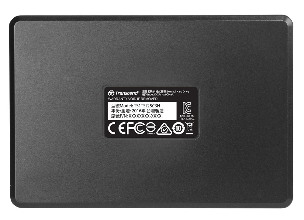HDD накопитель Transcend StoreJet 25C 2TB (TS2TSJ25C3N) USB 3.0 Iron Gray (6326172) Киев - изображение 2