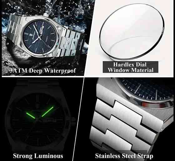 Годинник/часы POEDAGAR silver-black Original. Киев