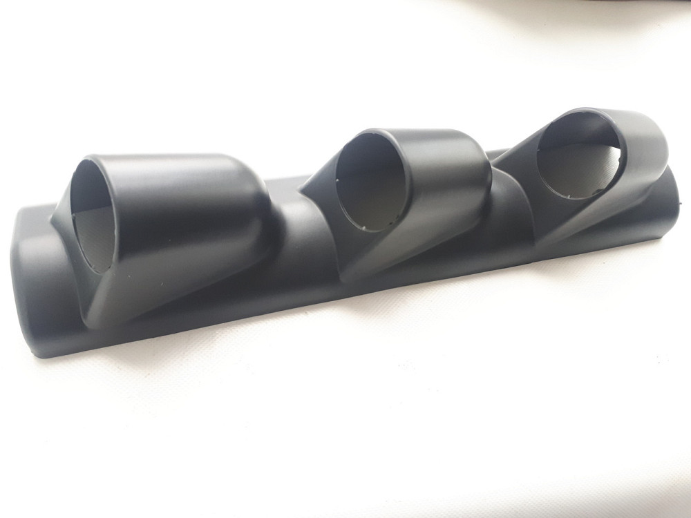 Корпус на стійку потрійний для приладів Ø 52мм. MGA-3/CK/чорний Вінниця - фото 1