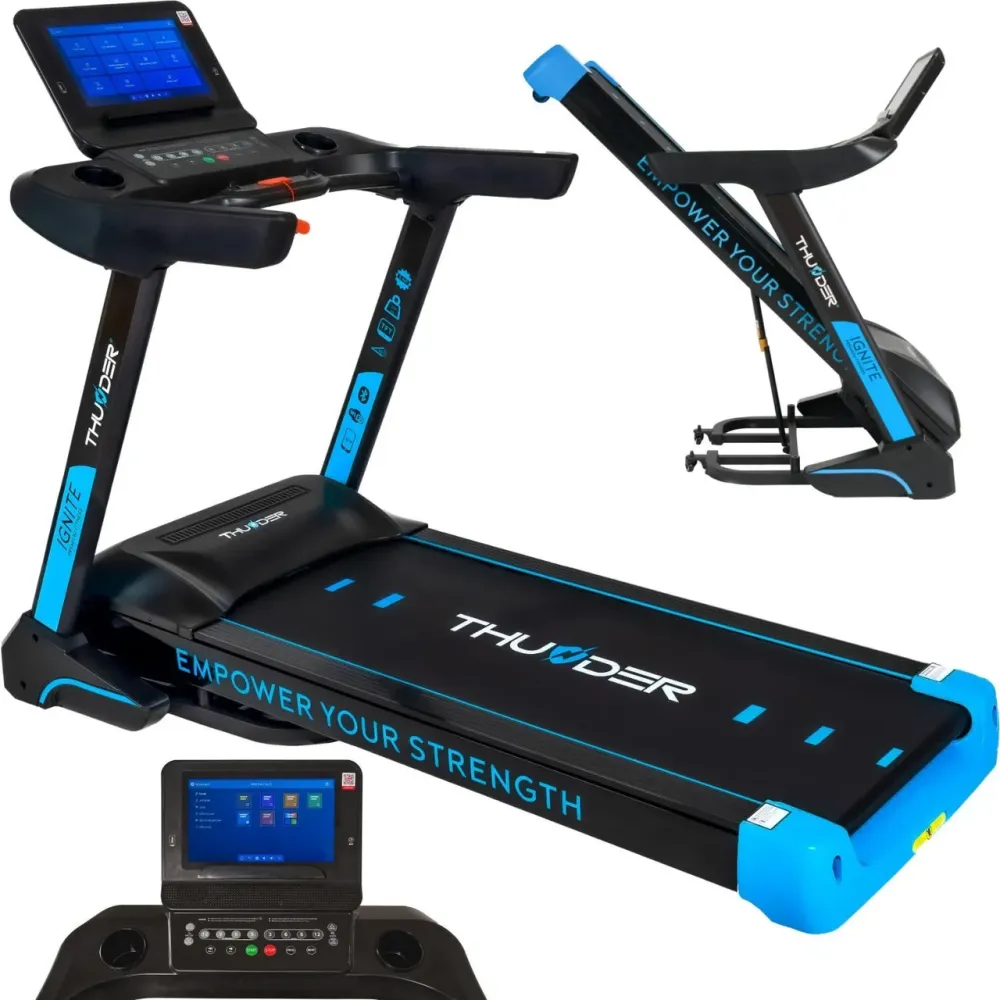Беговая дорожка Thunder IGNITE-S-TFT-BLACK Elektryczna Do Biegania Składana Киев - изображение 1