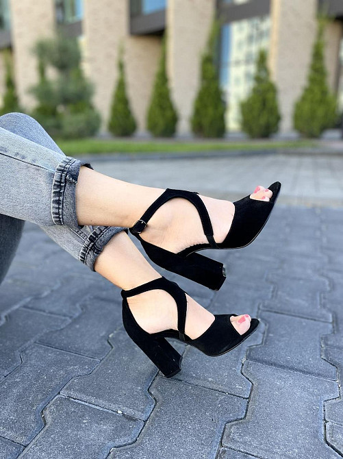 Nivelle Босоніжки жіночі NIVELLE 1858/9510-9544 чорні (літо, замша натуральна) (3710) Коломыя - изображение 10