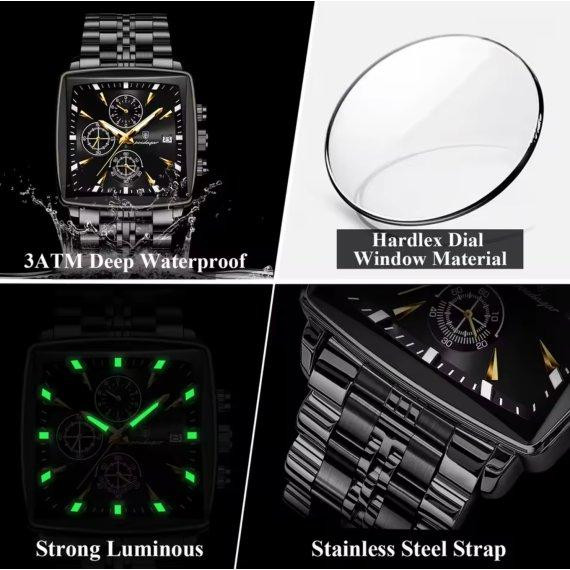 Мужские наручные часы Poedagar Parus (Черный) Киев - изображение 8