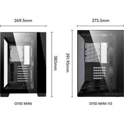 Корпус для ПК Lian Li O11 Dynamic Mini V2, Black (G99.O11DMIV2X.00) Вінниця