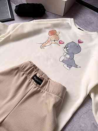 Женский трендовый зимний костюм Молочный, 42/44 Одесса