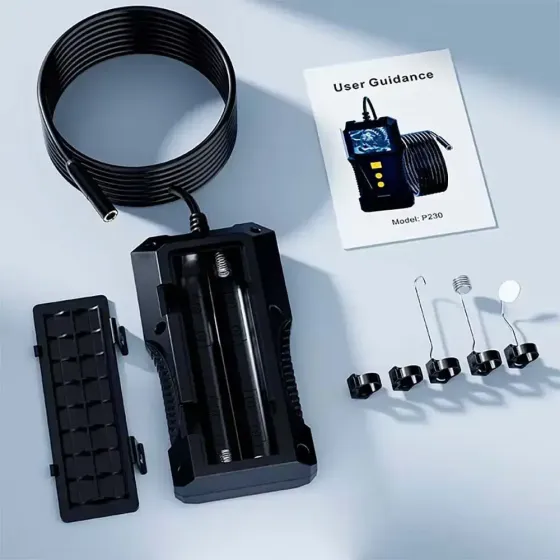 Гибкий эндоскоп камера с дисплеем и кабелем 5м Endoscope Коломыя