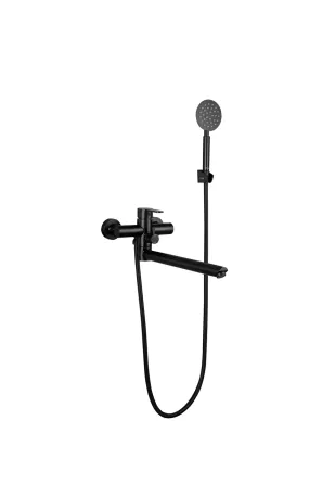 Смеситель для ванны с душевым гарнитуром Frap H801 F22801-6 черный Киев