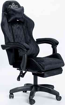 Крісло геймерське DIEGO ALCANTARA PRO Black Київ