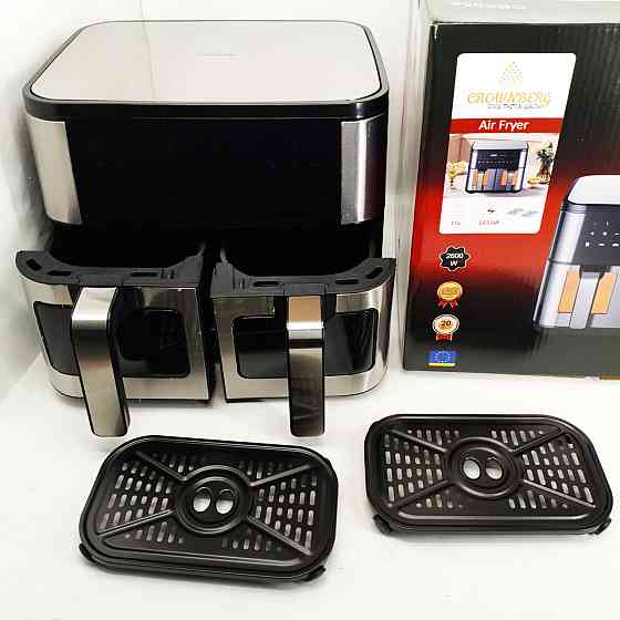 Аэрогриль-фритюрница с сенсорным дисплеем, Аэрогриль без жира, Аэрофритюрница для готовки UH-15 Львов