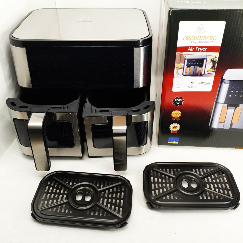 Аэрогриль-фритюрница с сенсорным дисплеем, Аэрогриль без жира, Аэрофритюрница для готовки UH-15 Львов - изображение 5