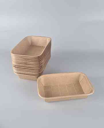 Лоток з харчового картону "KRAFT" 700 мл 220 * 150 * 45 (25 шт.) Харків