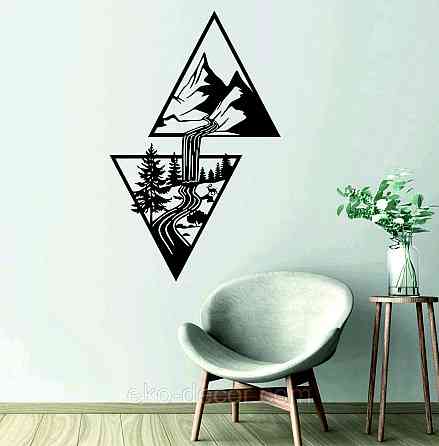 Декоративне настінне Панно «Водоспад» Декор на стіну Київ