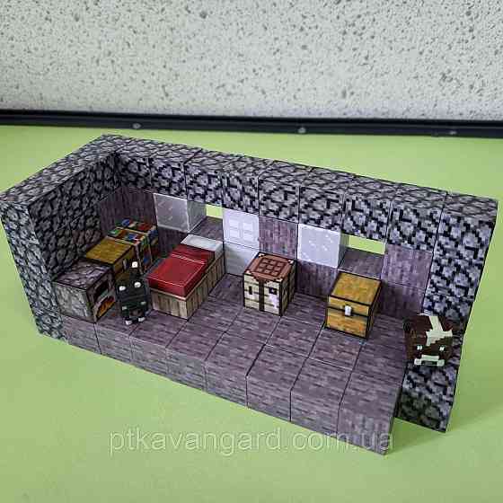 Конструктор магнітний майнкрафт 81 магнітних блоків кам'яний будинок Dream World LZCK 056 Хмельницький