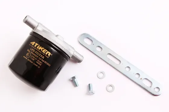 Фильтр ГБО паровой фазы с отстойником 12/12мм Atiker ASF с крепежом Винница