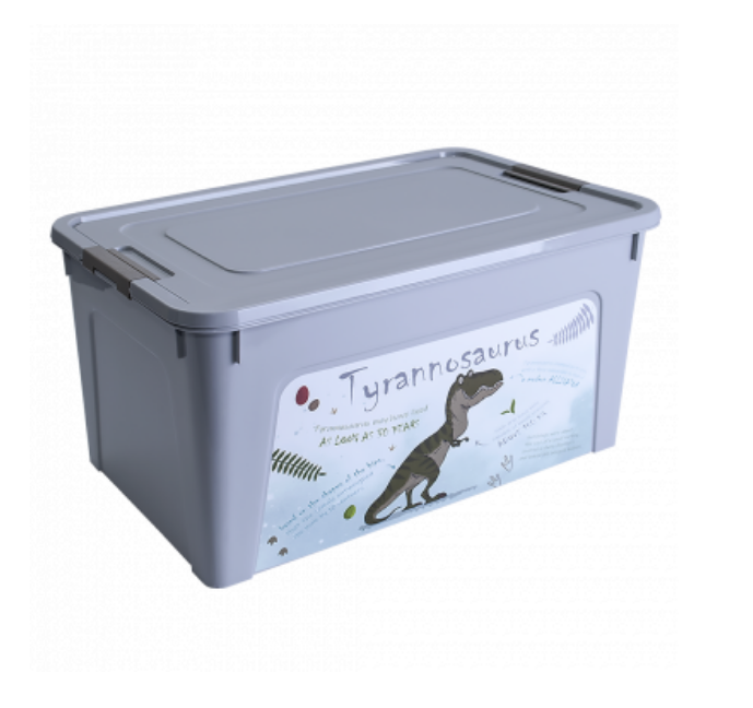 Контейнер 27л сірий з малюнком Динозавр Smart Box Алеана Житомир - фото 1