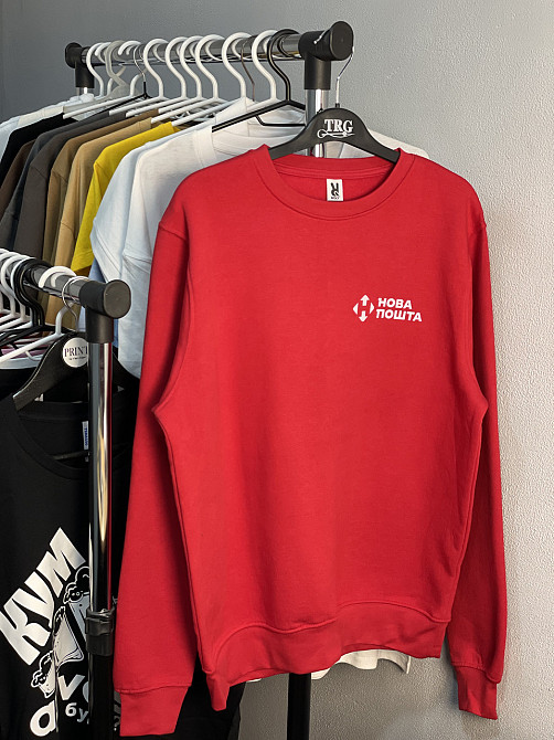 Світшот теплий з логотипом «Нова пошта» для працівників Чернівці - фото 7