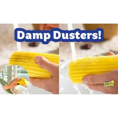 Губка для прибирання Scrub Daddy Damp Duster Для пилу Жовта (5060481022774) Вінниця