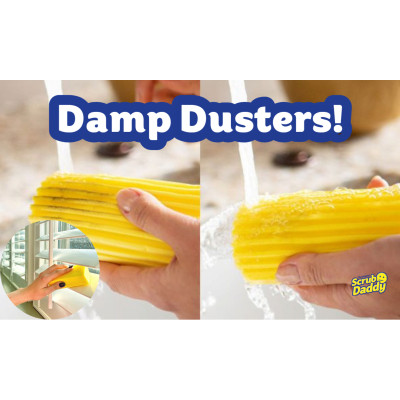 Губка для уборки Scrub Daddy Damp Duster Для пыли Желтая (5060481022774) Винница - изображение 6