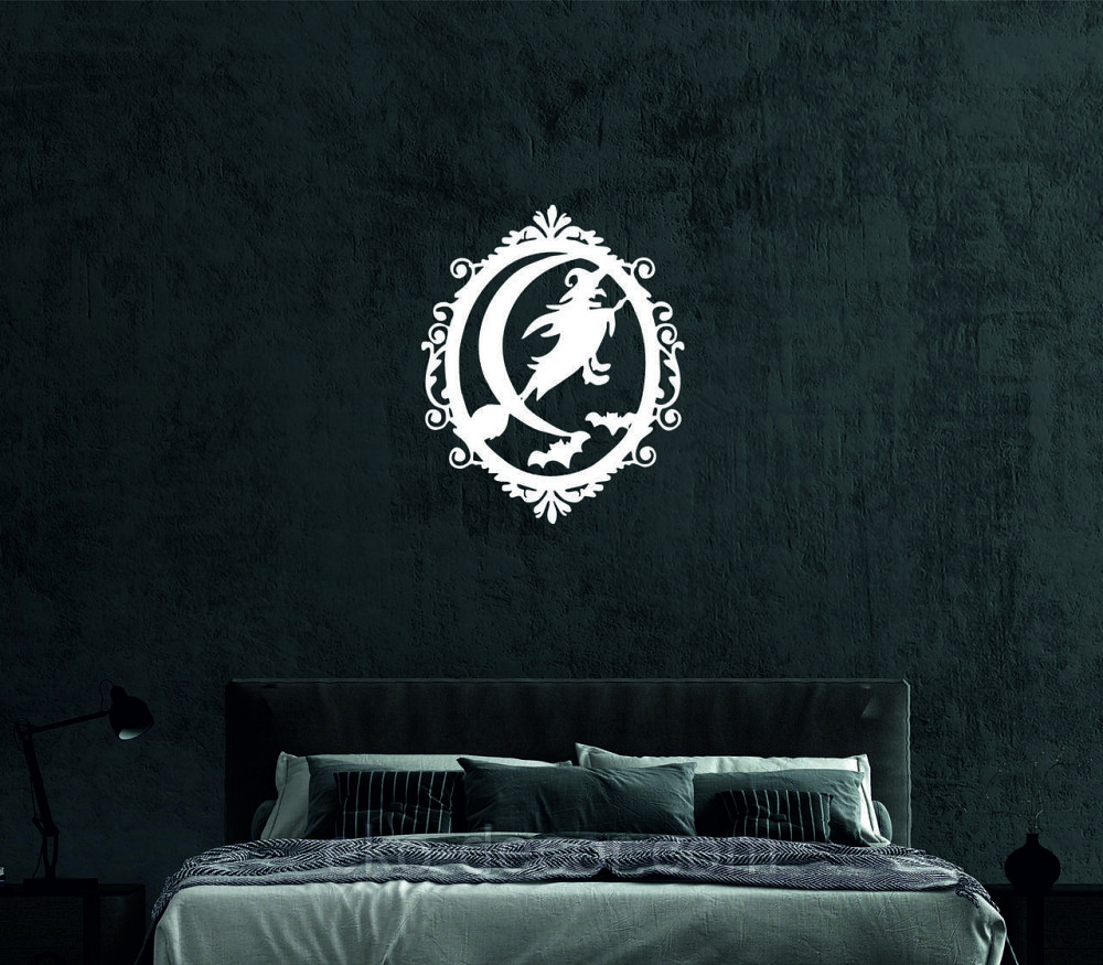 Декоративне настінне Панно «Ведьма», Декор на стіну 90*74 см, Білий Київ - фото 9