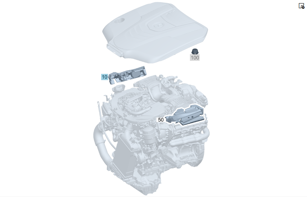 Mercedes-Benz  A6420162024 Шумоізоляція форсунок на правій головці двигуна OM642 V6 3.0 cdi ML W164 GL X164 R-class long V251 R-class short W251 E-cla Одеса - фото 2