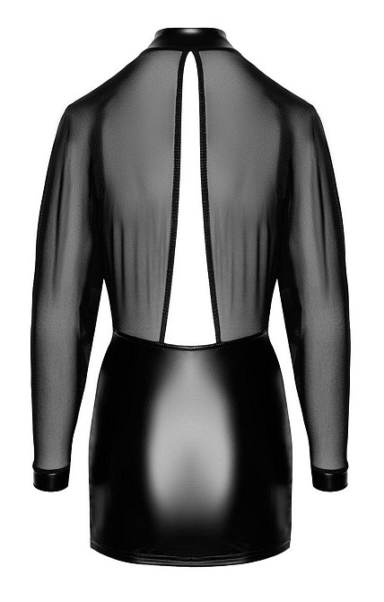 Плаття Noir Handmade F348 Powerwetlook and tulle dress — 3XL Sex Aura Київ - фото 6