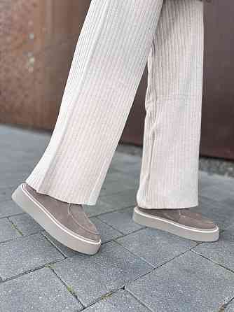 Черевики жіночі GREMMY капучино натуральна замша з хутром висота 8см (5332) Коломыя