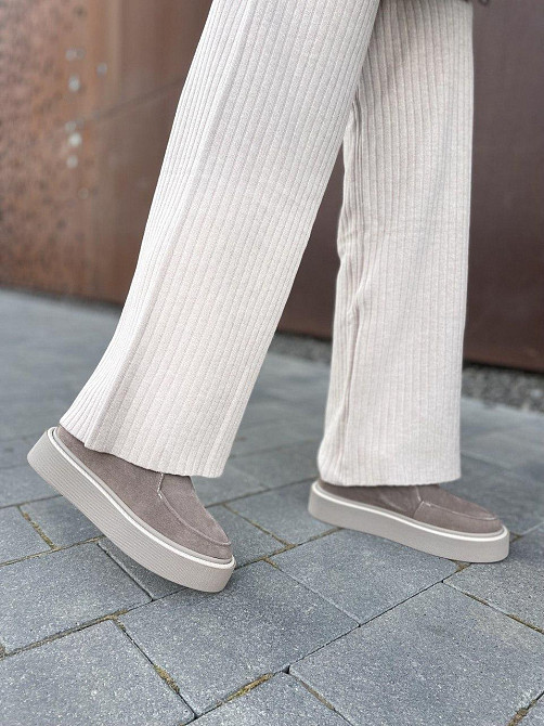 Черевики жіночі GREMMY капучино натуральна замша з хутром висота 8см (5332) Коломыя - изображение 4