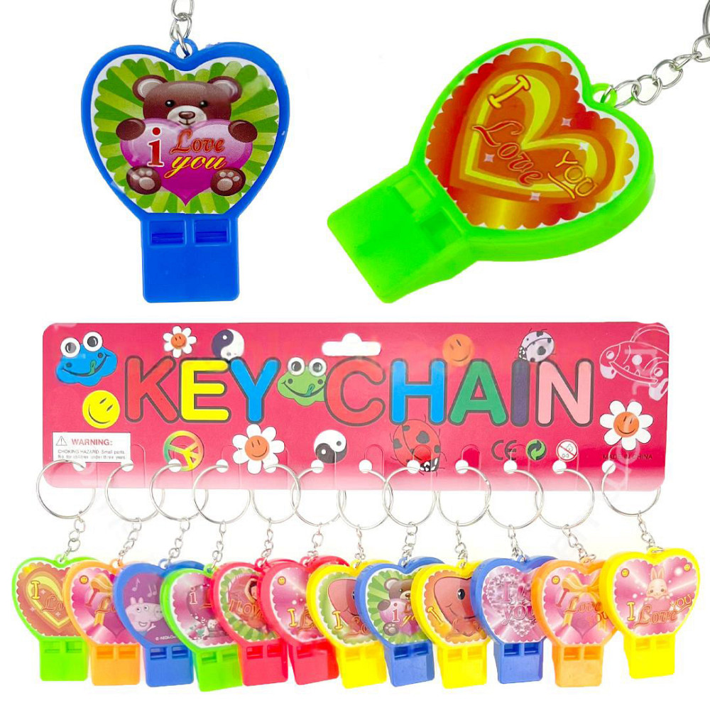 Брелоки для ключів Свисток дитячий 12 шт Київ - фото 1