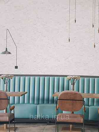 Шпалери вінілові на флізеліні гарячого тиснення DU&KA 1.06х10 вензель основа під штукатурку сірі коричневі Київ