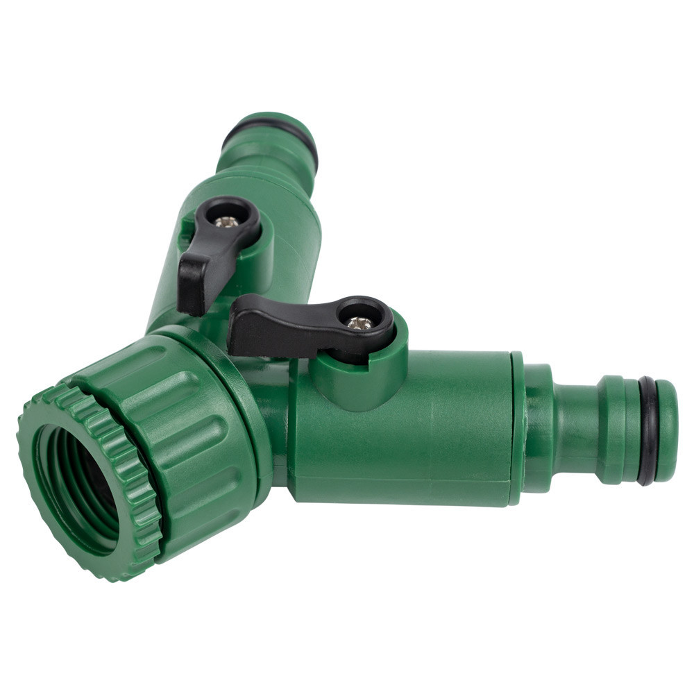 Кран розподільний з адаптерами 1/2" 2-го виходу в/с 1/2"×3/4" (ABS) GRAD (5016885) Рівне - фото 2