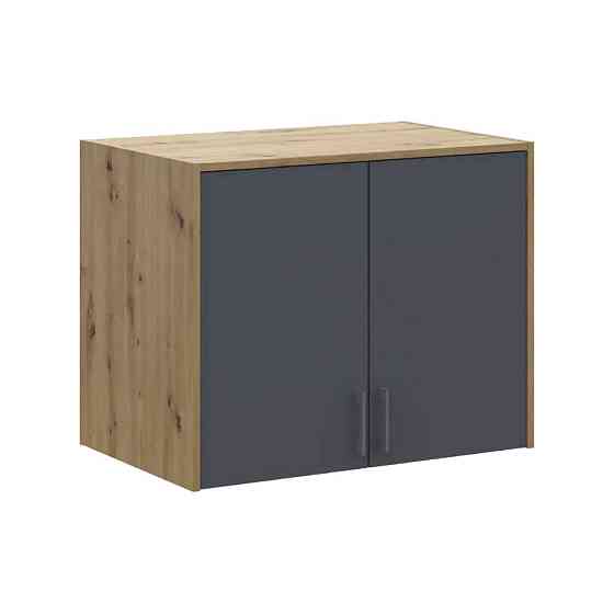 Антресоль висока Doros Ронді Дуб Артизан/Графіт 2 ДСП 82х52х65 (DRS-011905) Львів