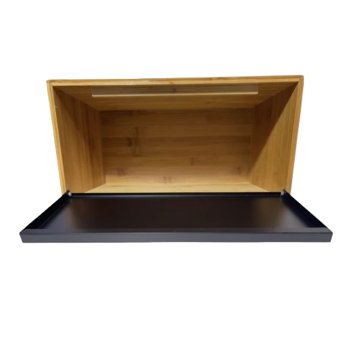 Хлібниця 35,5*21,5*19,5см бамбук/нержавіюча сталь 1123 KAMILLE Житомир - фото 4