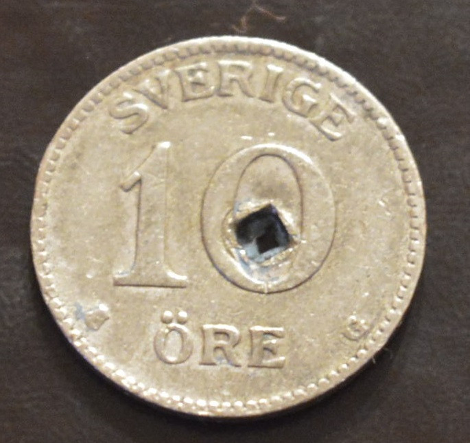 Швеція 10 ері 1929 рік (срібло) Полтава - фото 1