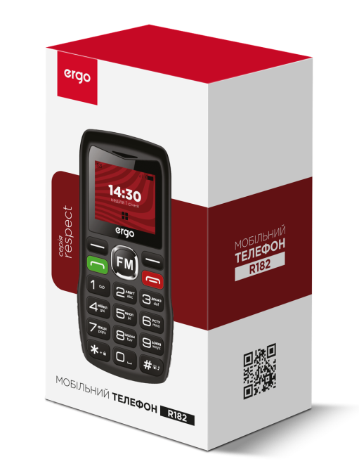 Мобільний телефон ERGO R182 Dual Sim Black (7137268) Київ - фото 7