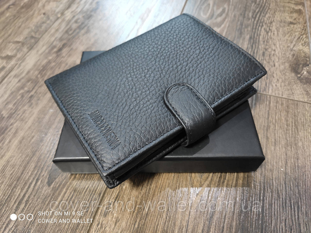 Мужской кожаный кошелек для денег и документов Marco Coverna M1 Киев - изображение 1
