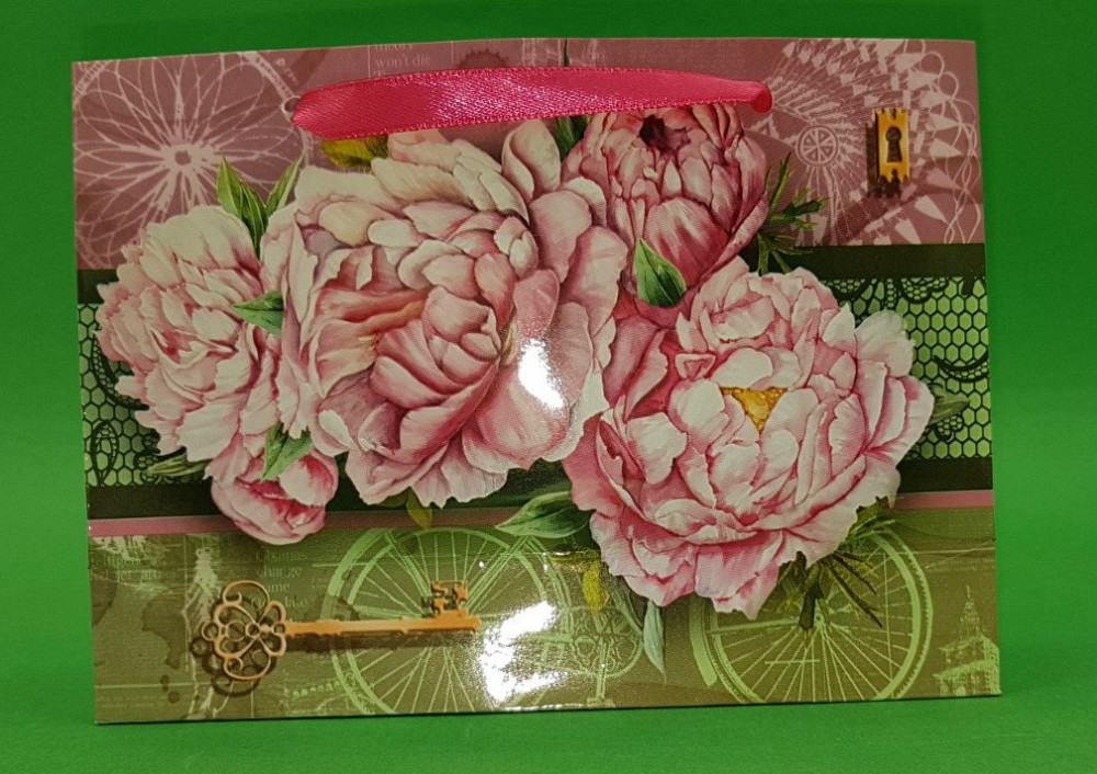 Пакет бумажный малый горизонтальный 11/18/5(арт М001) (12 шт) Харьков - изображение 1