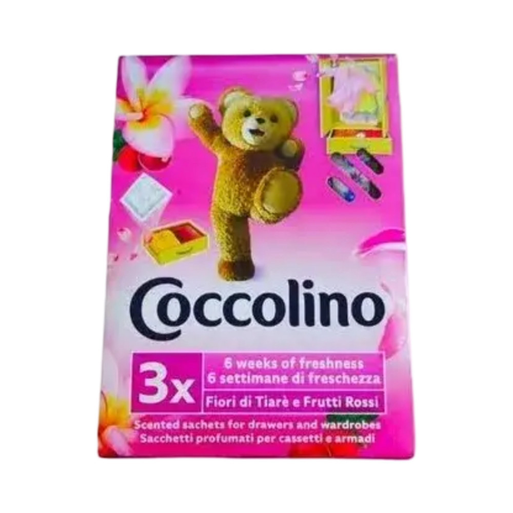 Ароматизатор для гардероба Cococolino Fiori di tiare e Frutti Rossi, 3 шт. Виноградов - изображение 1