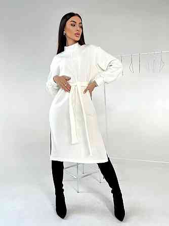 Жіноча стильна тепла зручна сукня з розрізами турецька двостороння ангора люкс Одеса