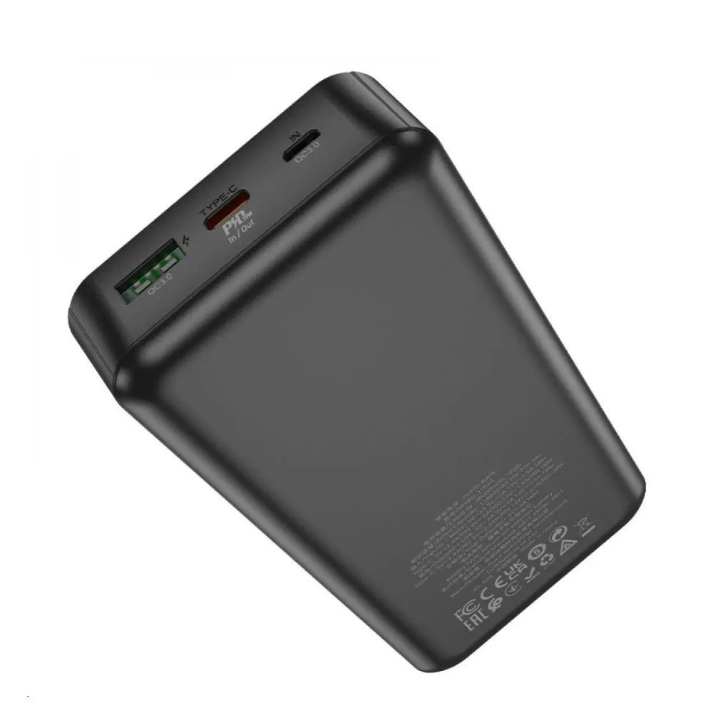 Зовнішній акумулятор HOCO J102A Cool figure PD20W+QC3.0 power bank(20000mAh) Black Київ - фото 1