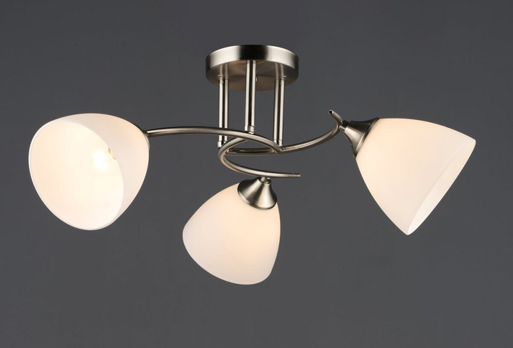 VALESO Світильник стельовий на 3 плафони N6681/3 (Нікель) Коломия - фото 1