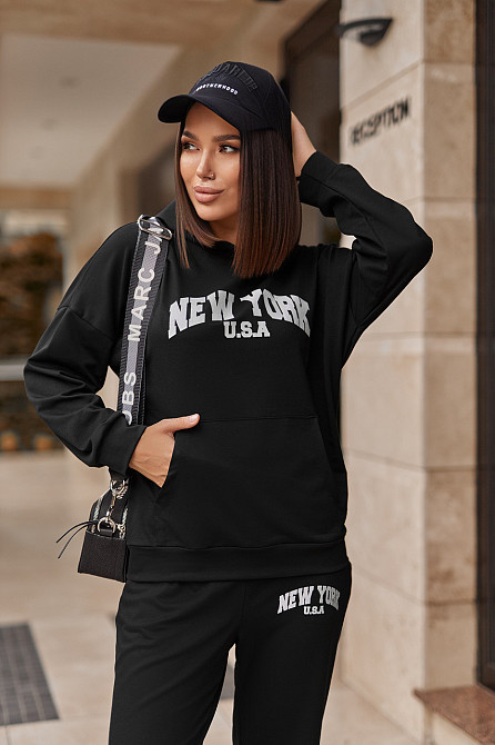 Жіночий трикотажний спортивний костюм "America" | Батал | Розпродаж моделі Київ - фото 7
