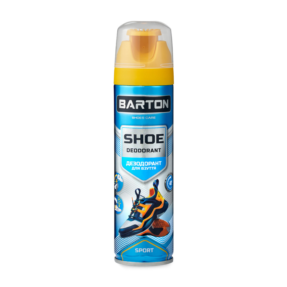 Дезодорант для взуття Barton Sport аерозоль 150мл Львів - фото 1