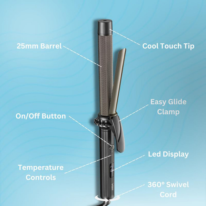 Плойка VGR V-579, температура от 130 до 210 WA-426 °C, керамика Киев - изображение 3