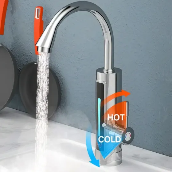 Водонагрівач WATER HEATER RX-011-1 (з LED дисплеєм)(1) Київ