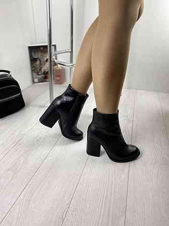 SANTINI Шкіряні черевики жіночі на підборах з натуральної шкіри демісезонні весна-осінь 953652- Коломия