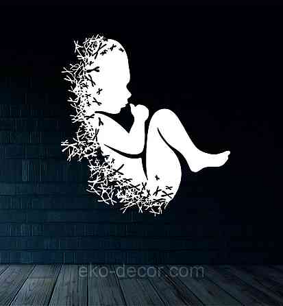 Декоративное настенное Панно «Ребенок», Декор на стену 90*84 см, Белый Киев